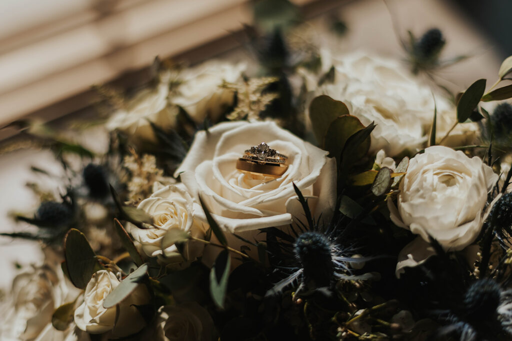 classy & elegant wedding detail shot