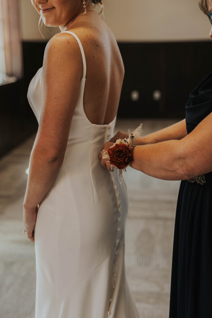 bride getting ready