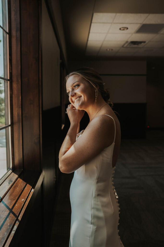 bride getting ready