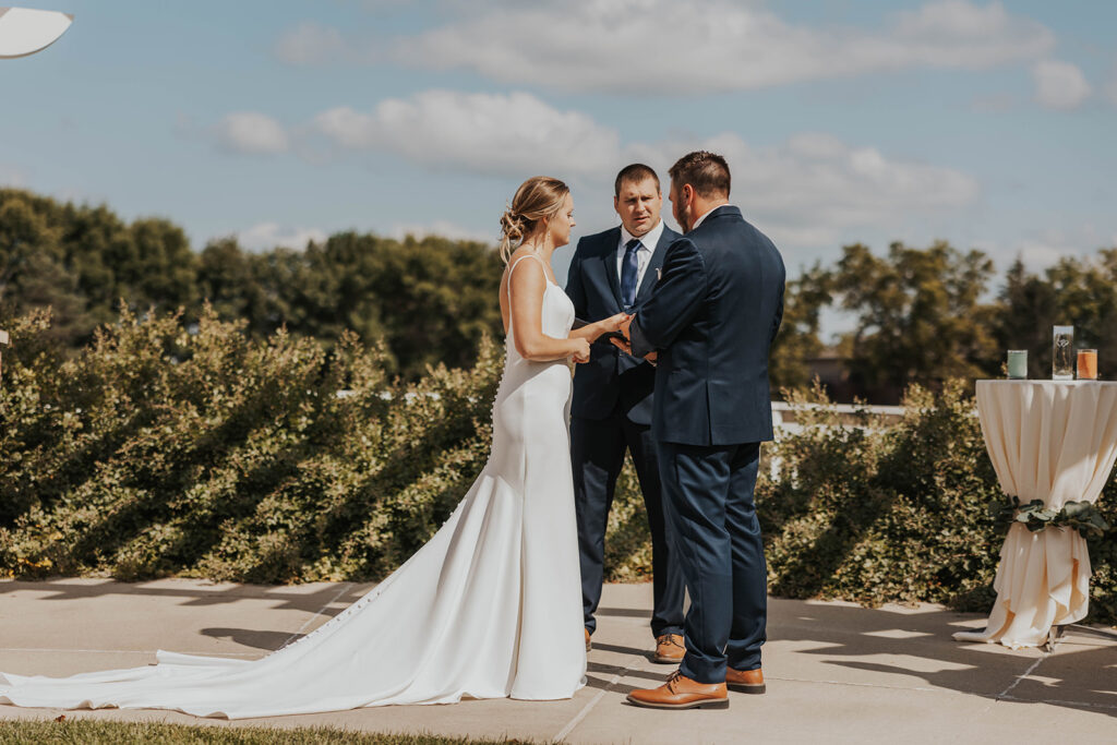 outdoor wedding ceremony