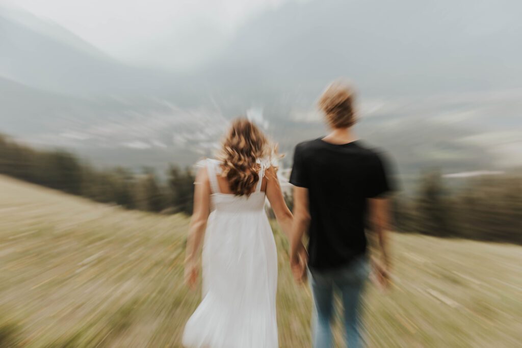 blurred aesthetic engagement pic