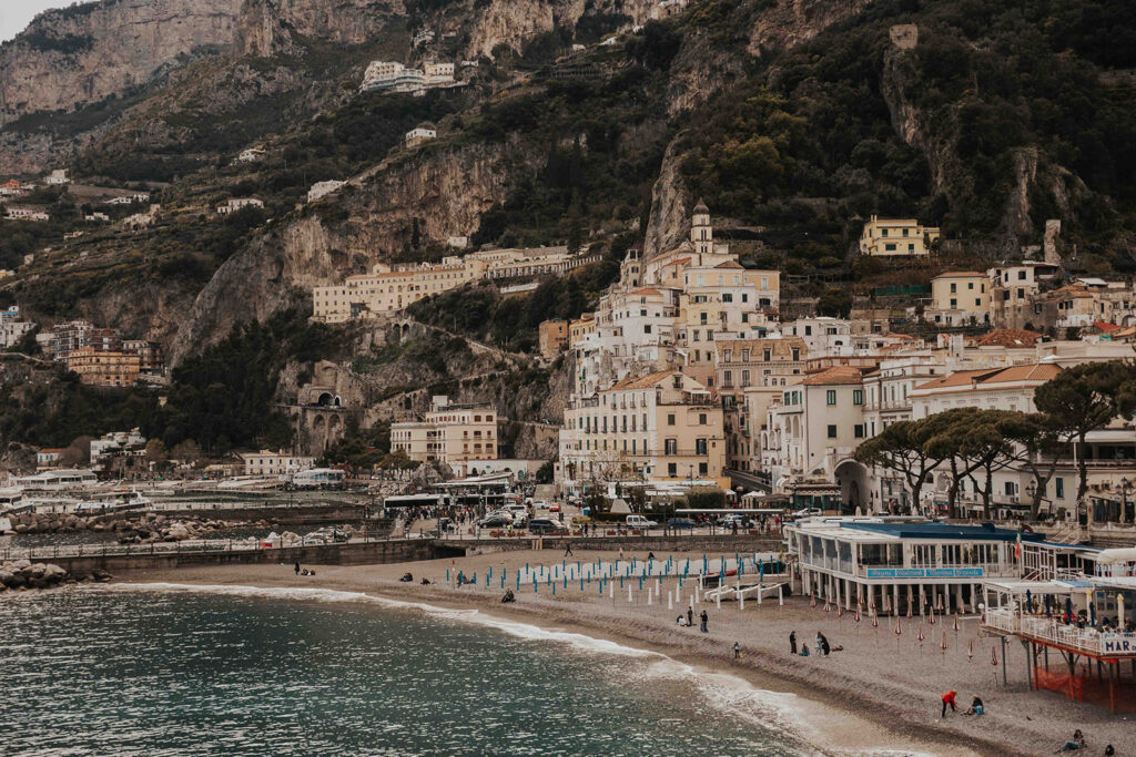 Amalfi coast landscape