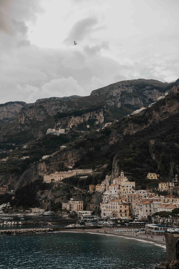 Amalfi coast landscape