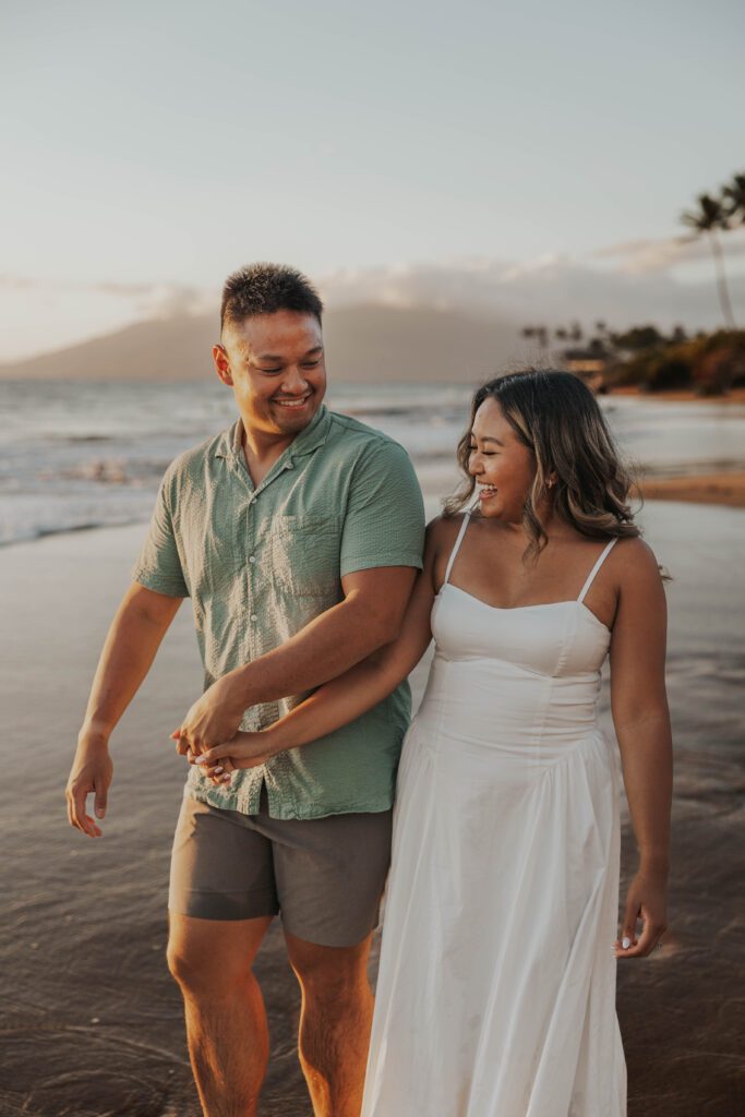 Fun Couples Photoshoot in Maui, Hawaii