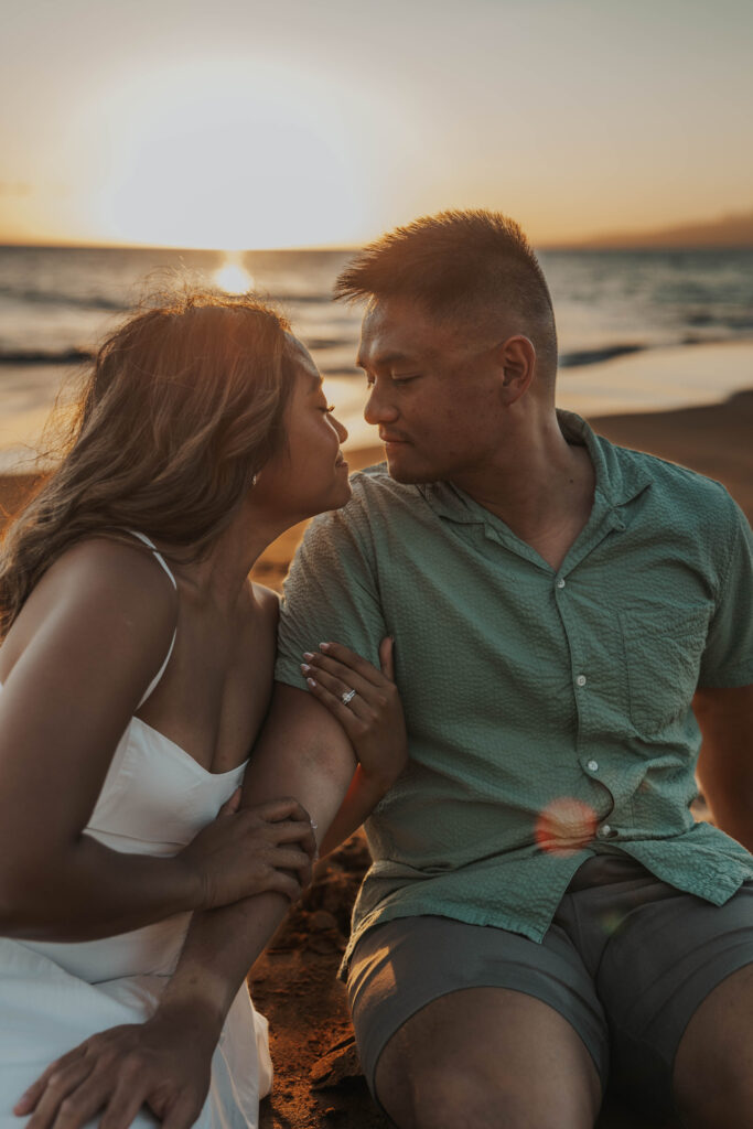 Fun Couples Photoshoot in Maui, Hawaii