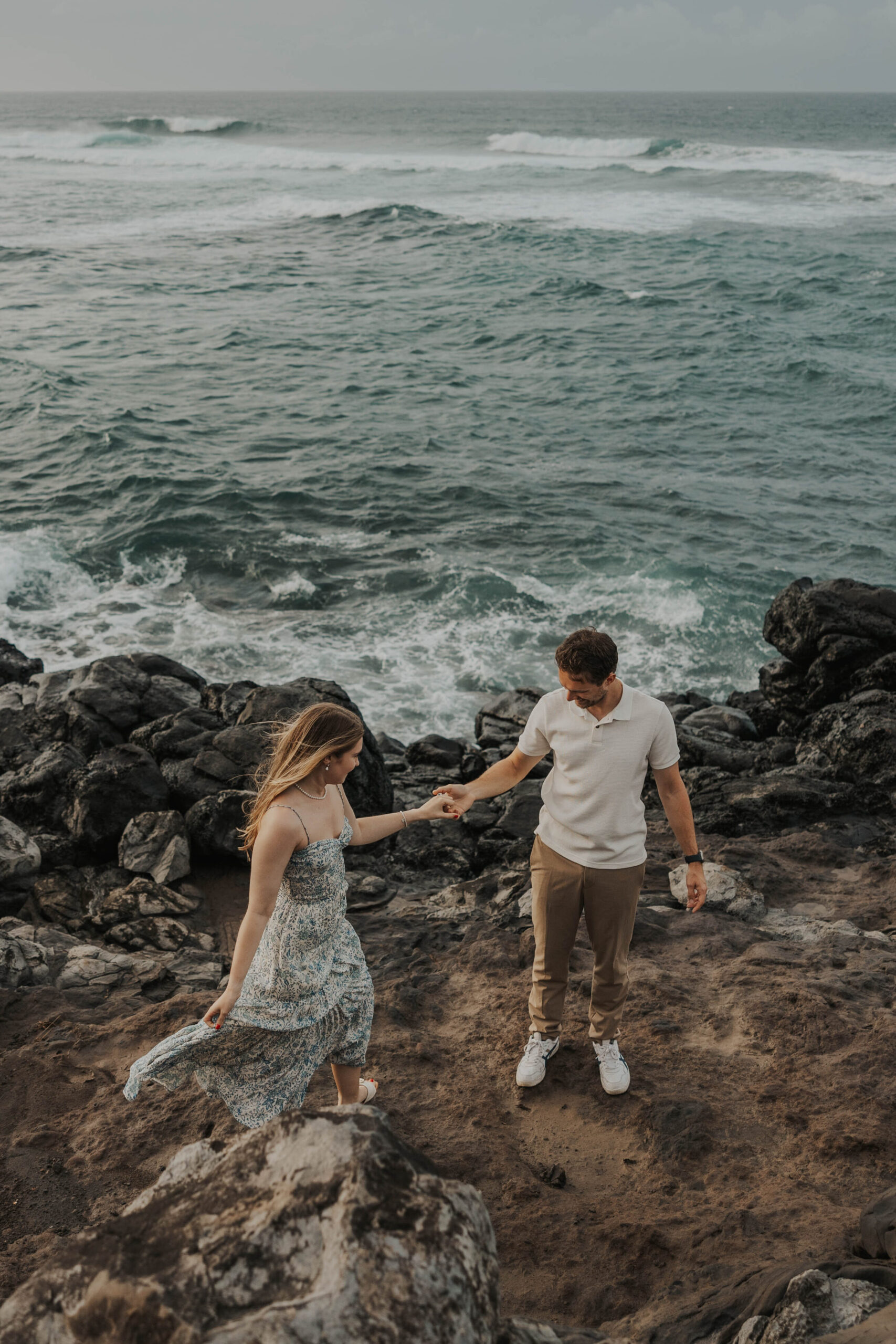 Beach Engagement Photoshoot in Maui, Hawaii