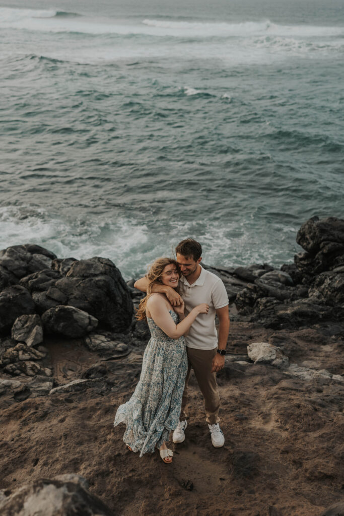 Beach Engagement Photoshoot in Maui, Hawaii