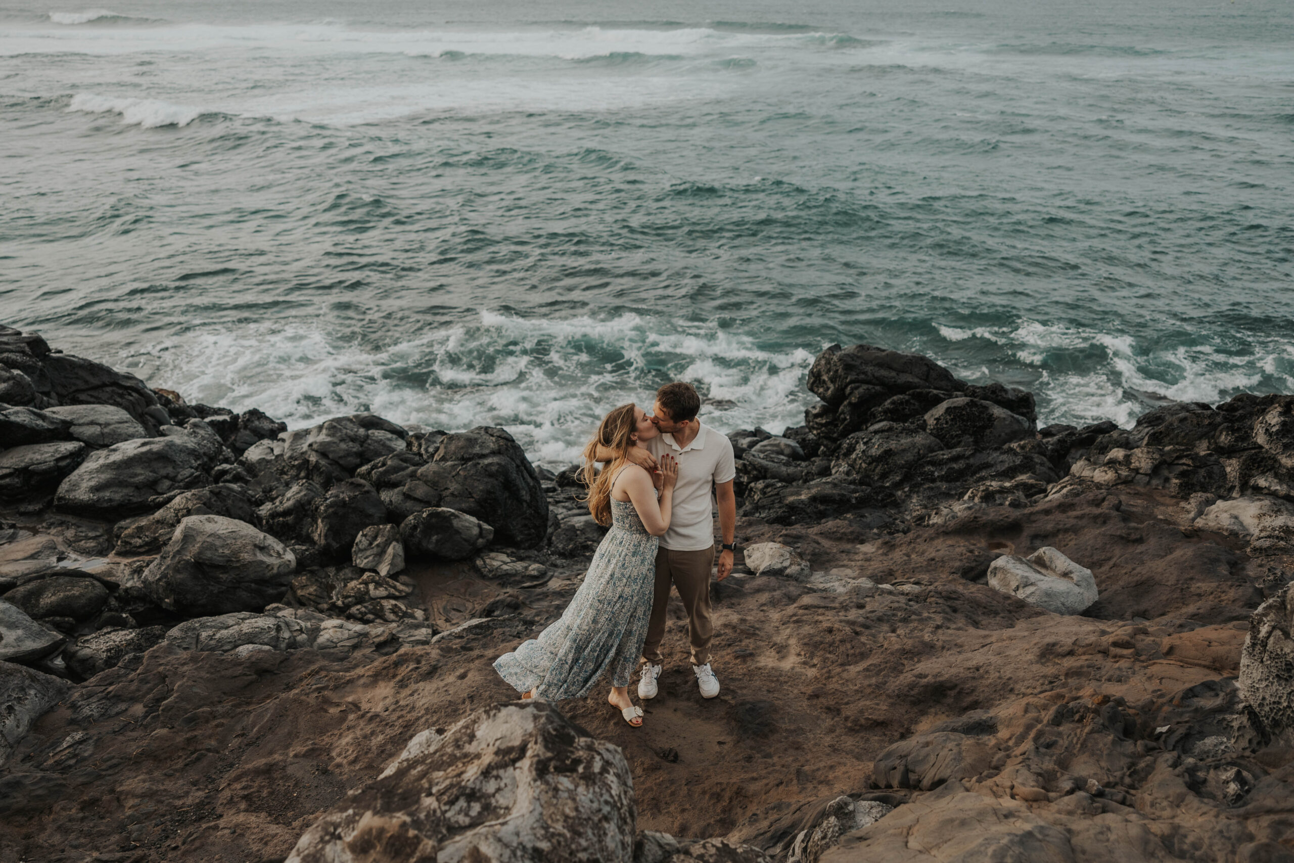 Beach Engagement Photoshoot in Maui, Hawaii