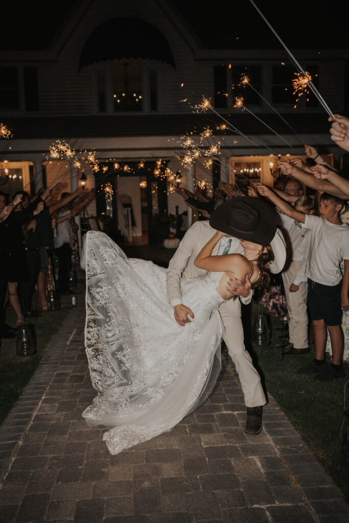 Sparkler exit in Mesa, Arizona