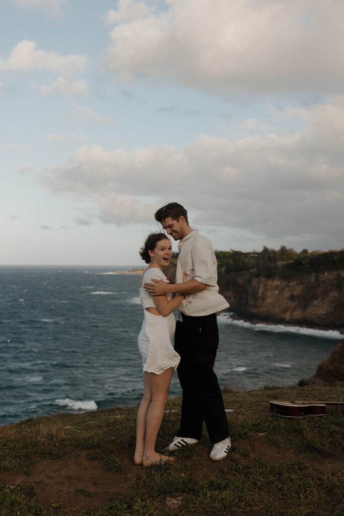 couples photoshoot on the big island