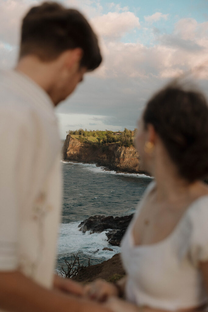 documentary style engagement photos in hawaii