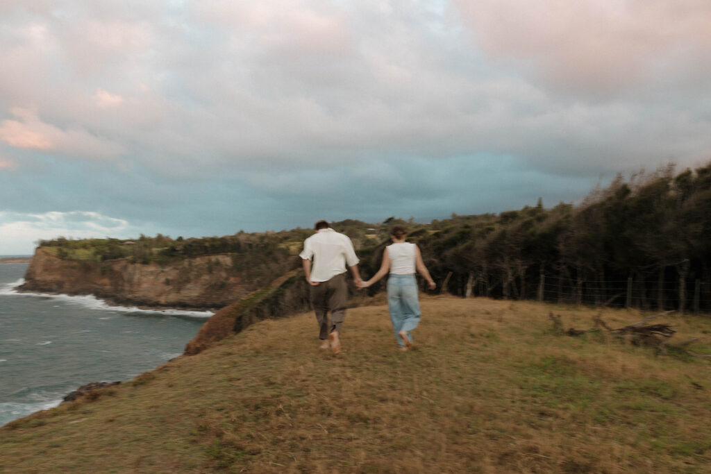 documentary style couples photoshoot blurry and candid couple photos