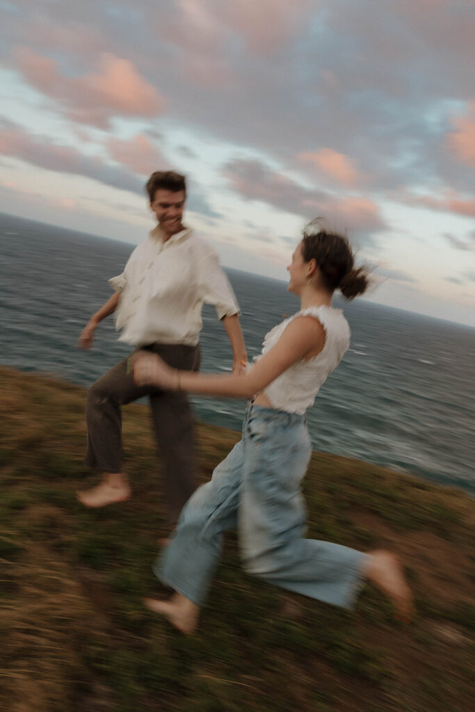 Surprise Proposal in the Cliffs of Kapaau, Hawaii