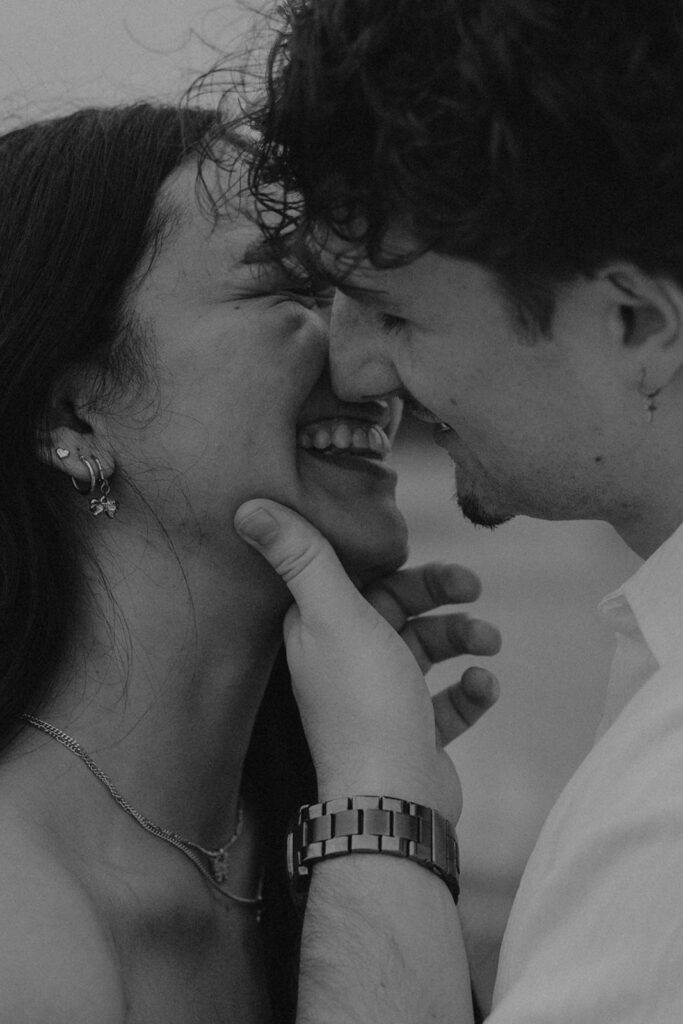 documentary engagement photos by the ocean in maui