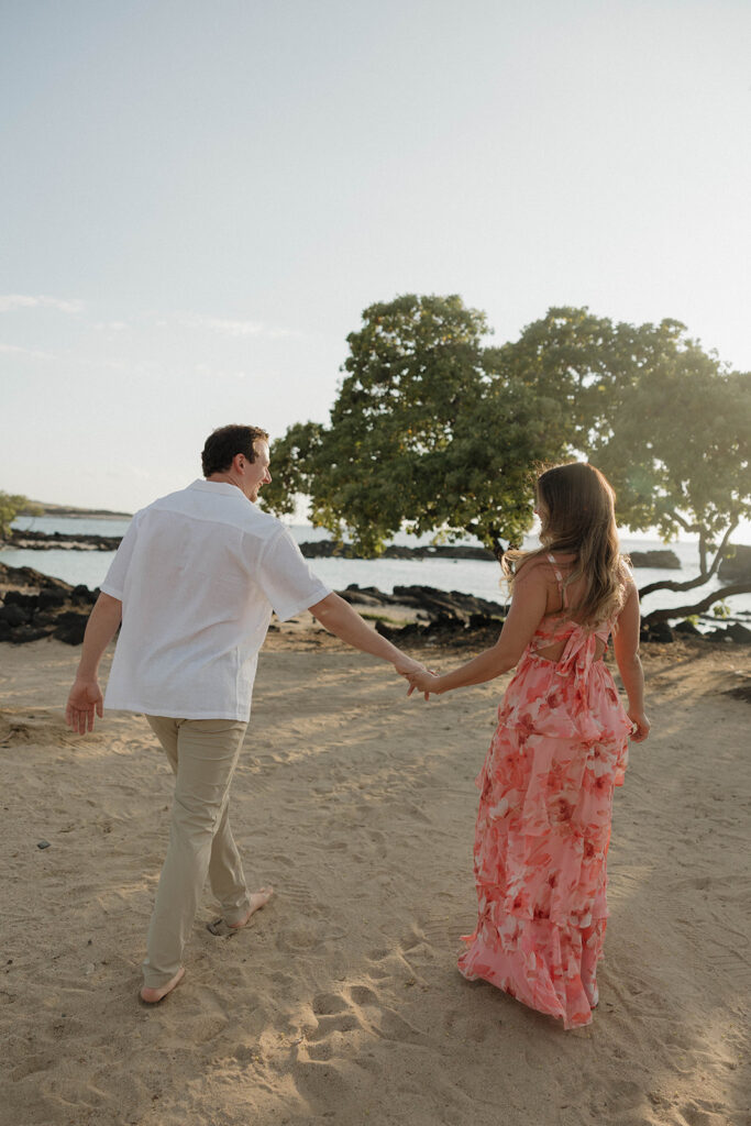 Kikaua Point Couples Photoshoot Turned Surprise Proposal