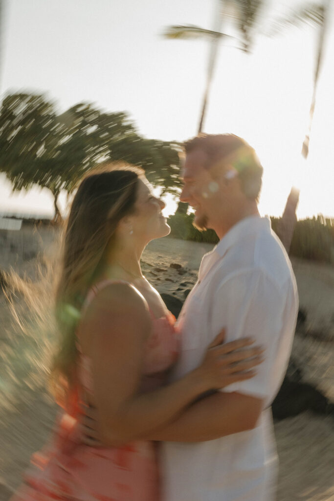 Kikaua Point Couples Photoshoot Turned Surprise Proposal