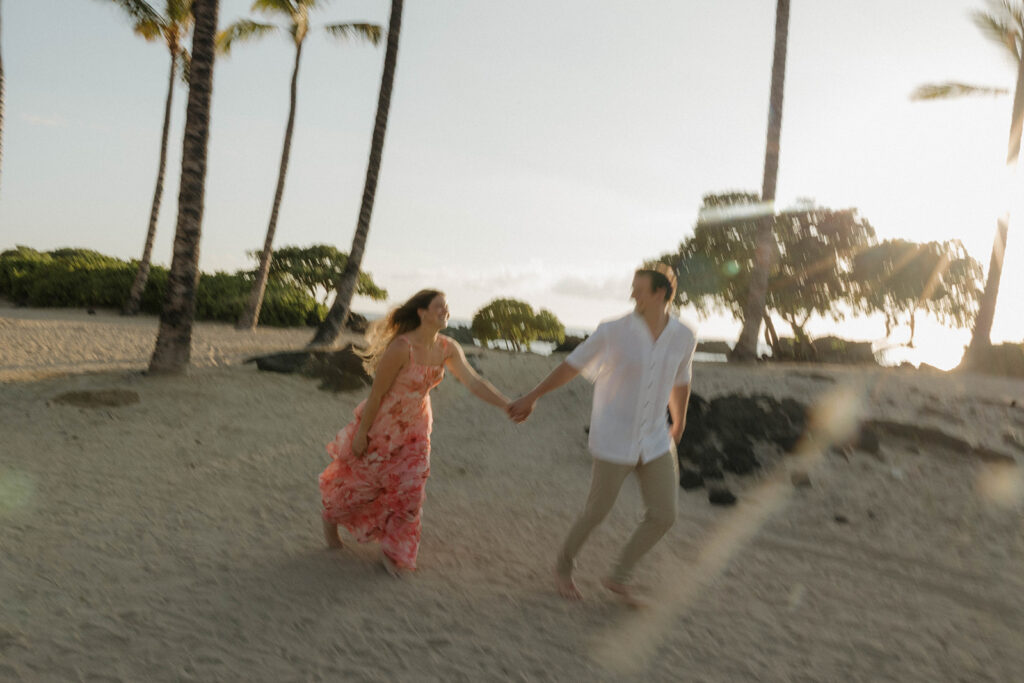 Kikaua Point Couples Photoshoot Turned Surprise Proposal
