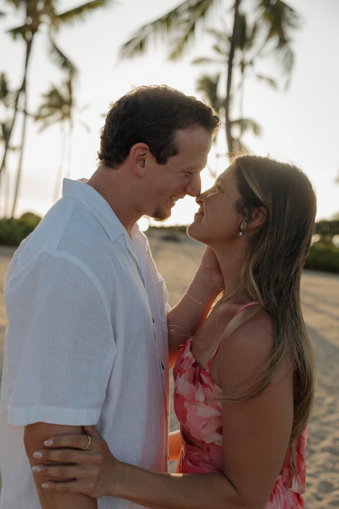 Kikaua Point Couples Photoshoot Turned Surprise Proposal