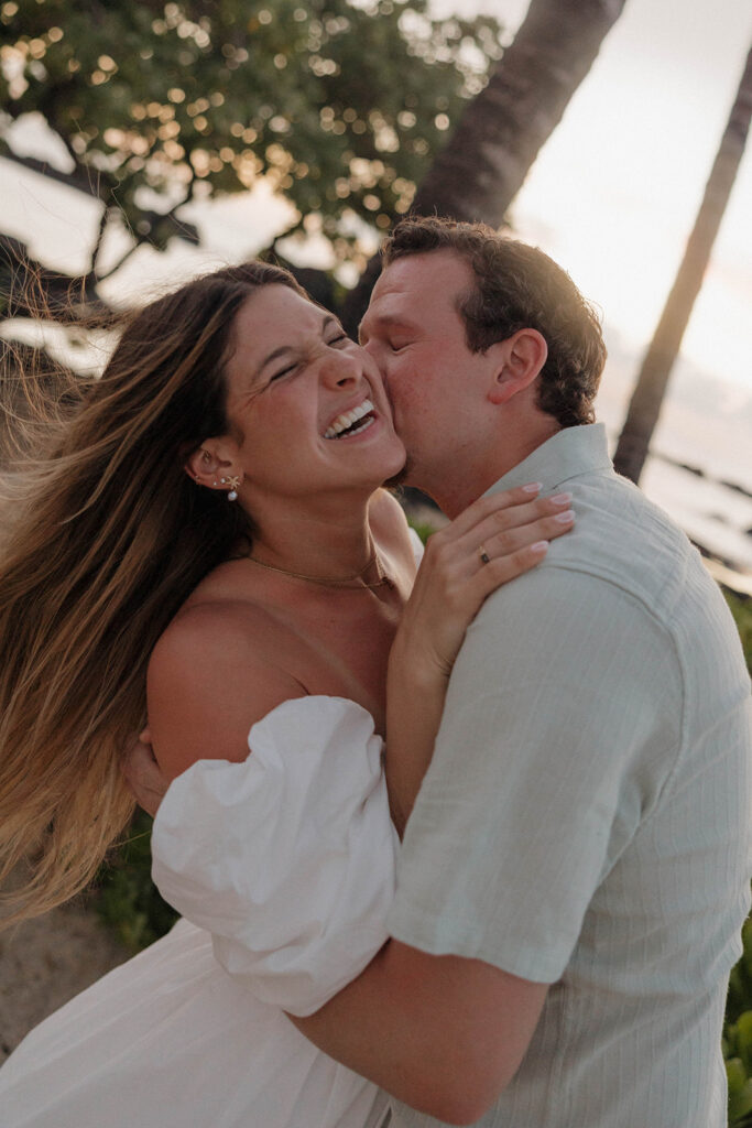 Kikaua Point Couples Photoshoot Turned Surprise Proposal