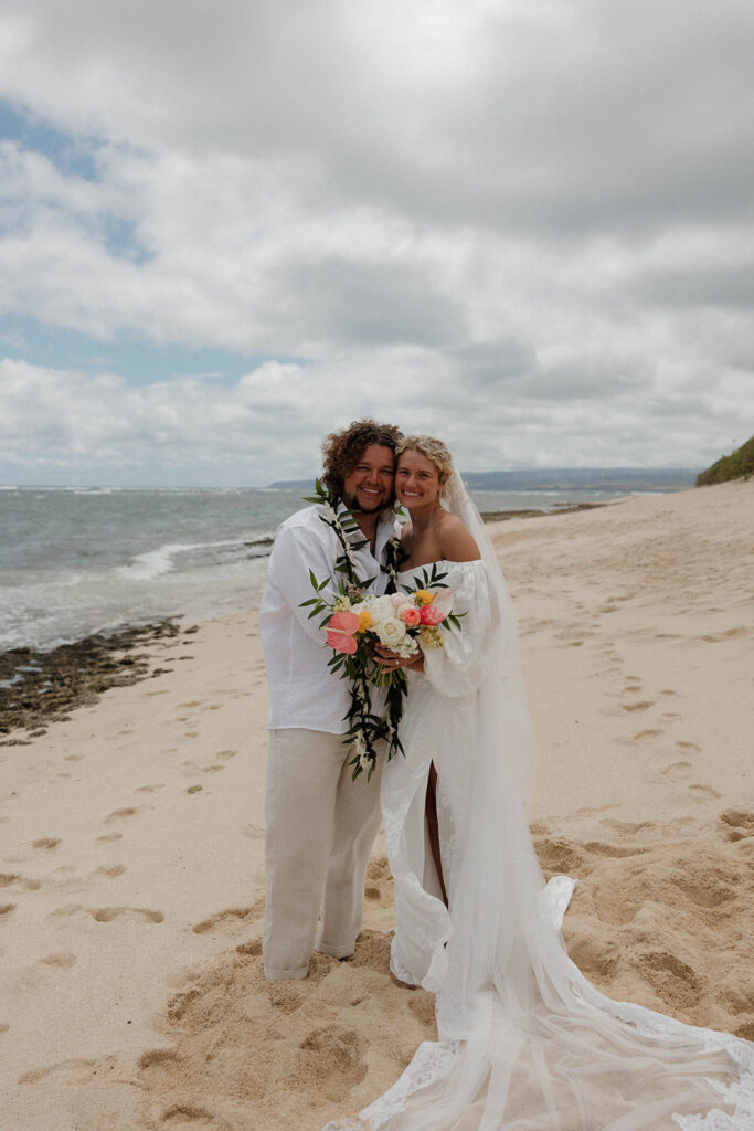 bride and groom photos on the beach timeless and romantic