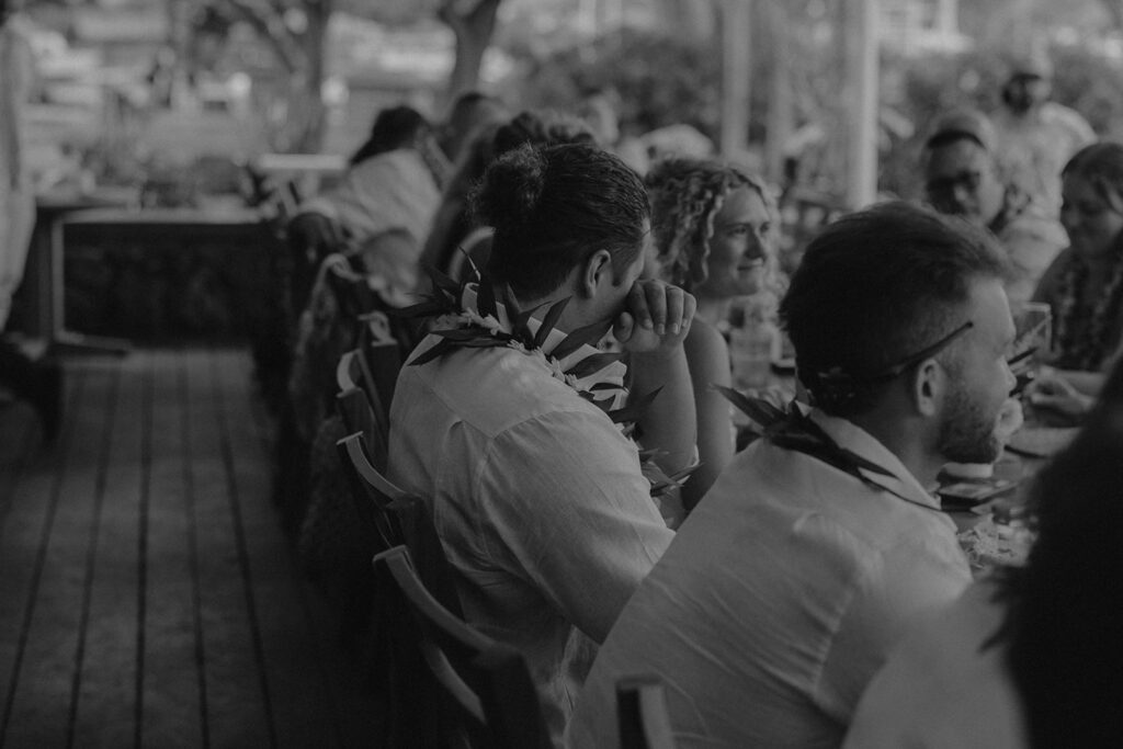 haleiwa joe's wedding reception for oahu elopement