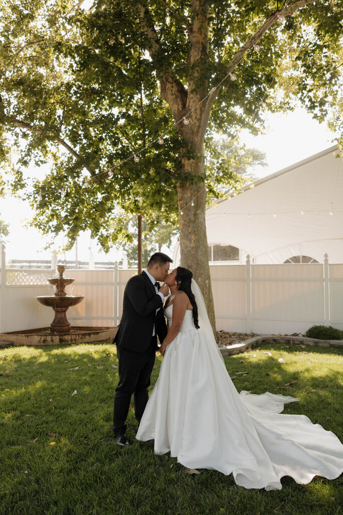 candid wedding photos with the bride and groom