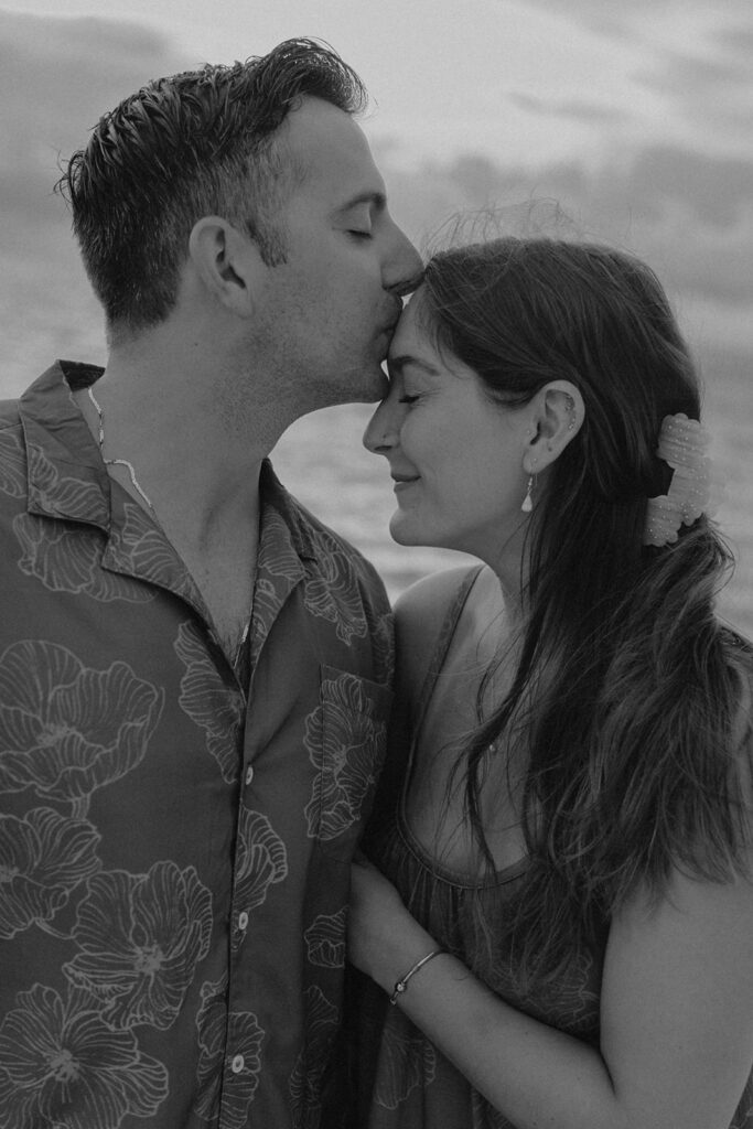 Kualoa Regional Park Couples Photoshoot with Mountains & Ocean Views