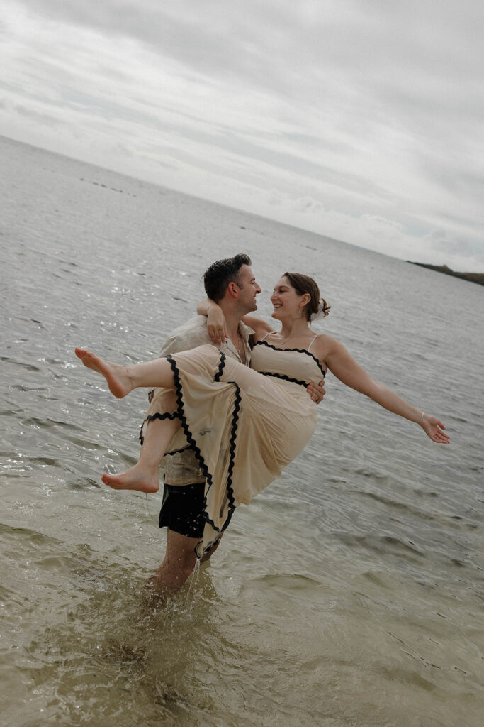 Kualoa Regional Park Couples Photoshoot with Mountains & Ocean Views