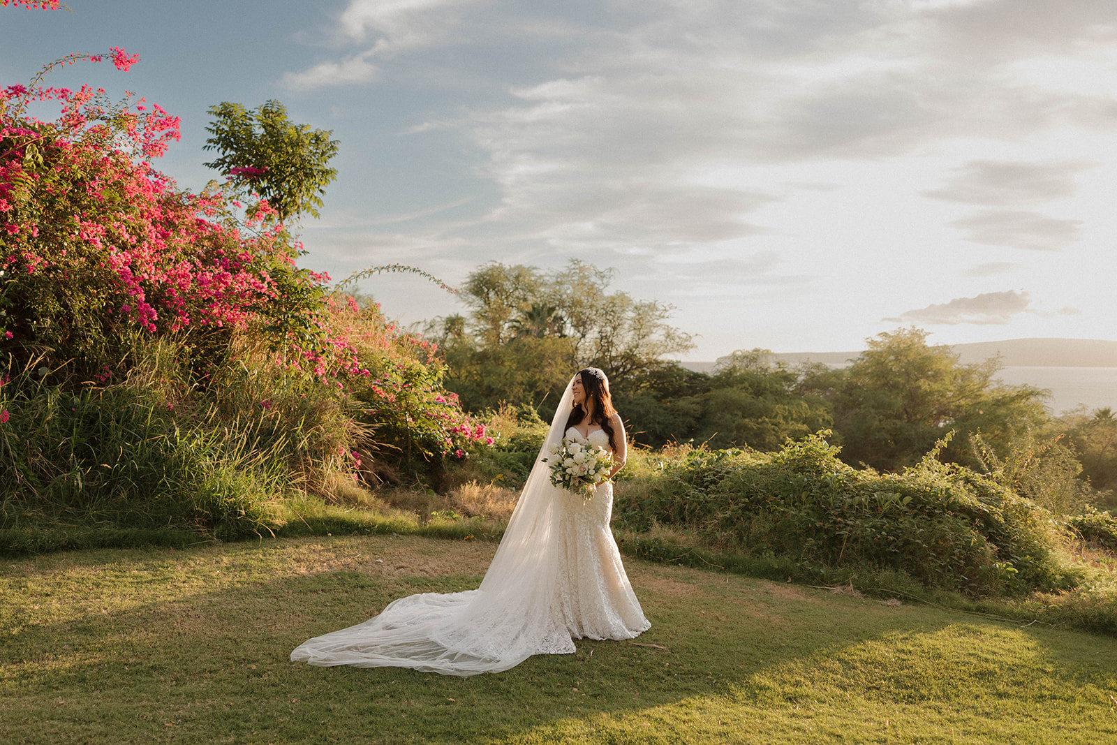 Hawaii bridal portrait at an amazing Maui wedding venue 